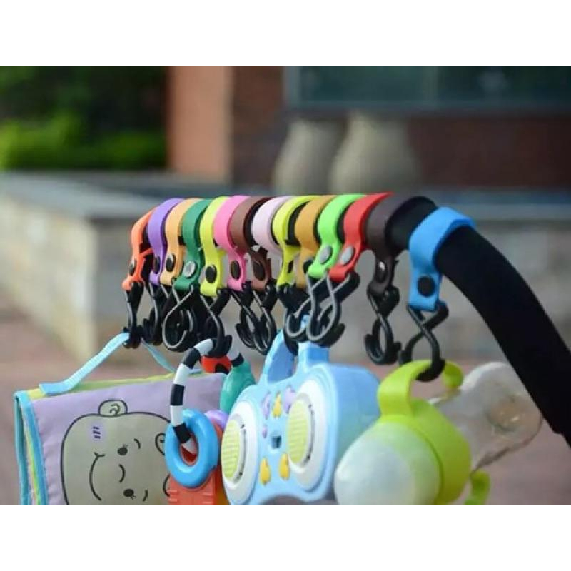 [現貨]嬰兒堅固加釦款推車掛鉤 多功能S掛鉤-細節圖6