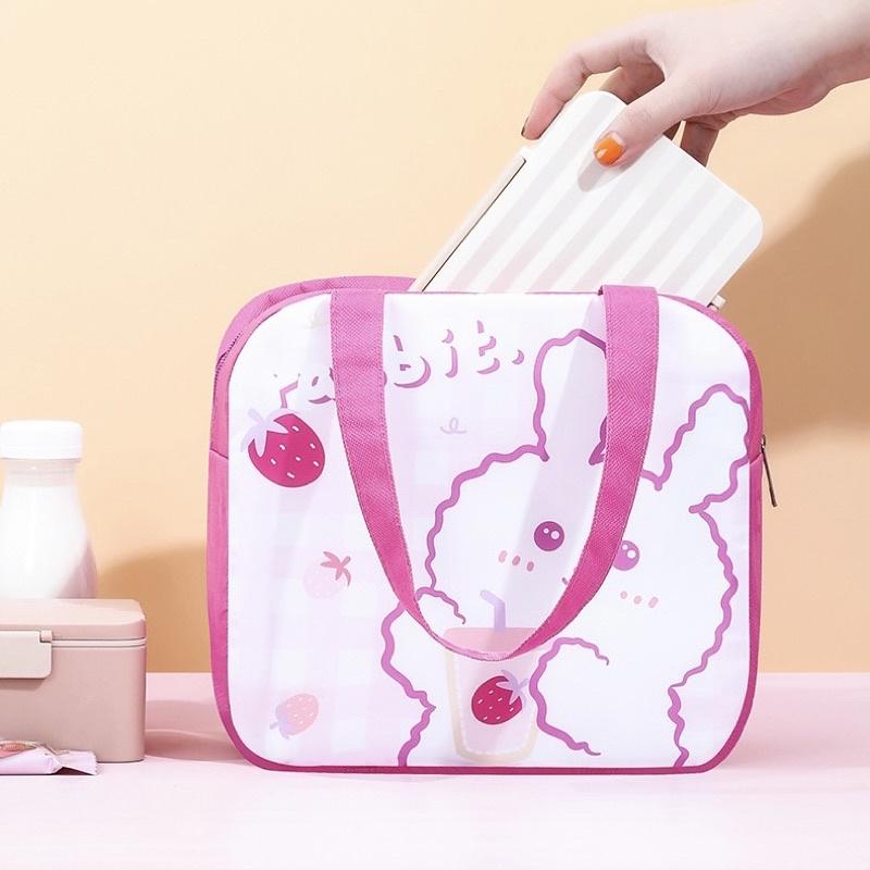 [現貨]防水加大可愛卡通保溫袋 小學生便當袋 午餐包 母乳保冷袋-細節圖9