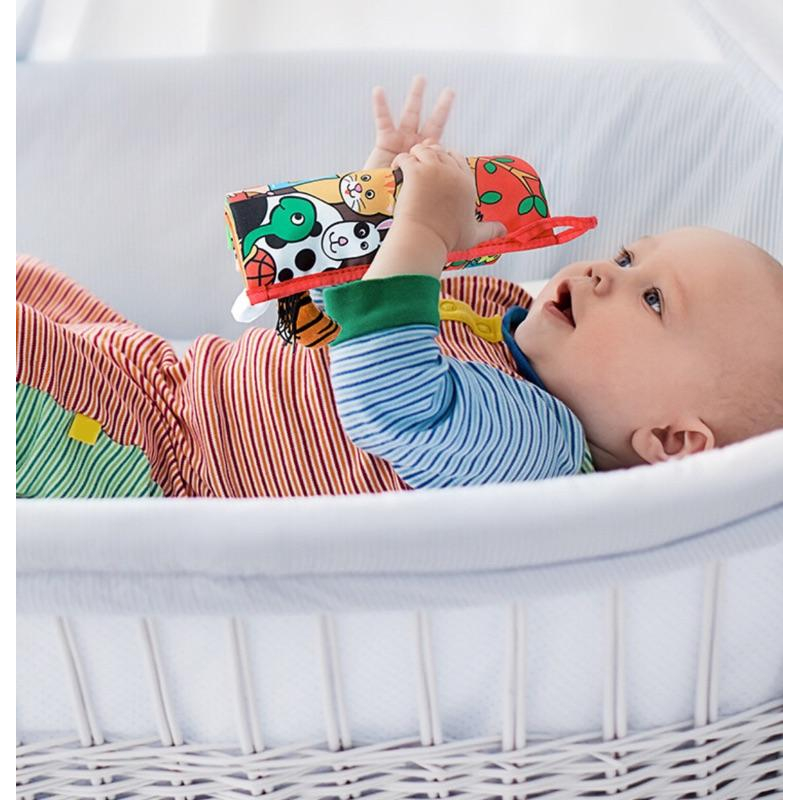 [現貨]寶寶早教動物尾巴響紙布書 安撫玩偶 益智玩具-細節圖9