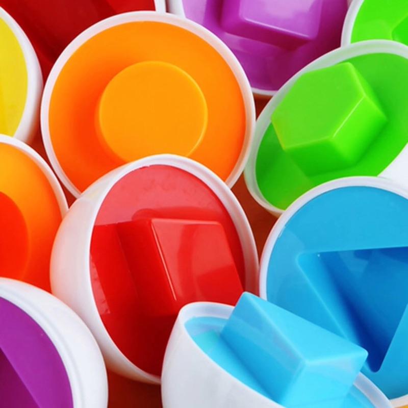 [現貨]寶寶認知顏色形狀配對聰明蛋(6入）-細節圖4