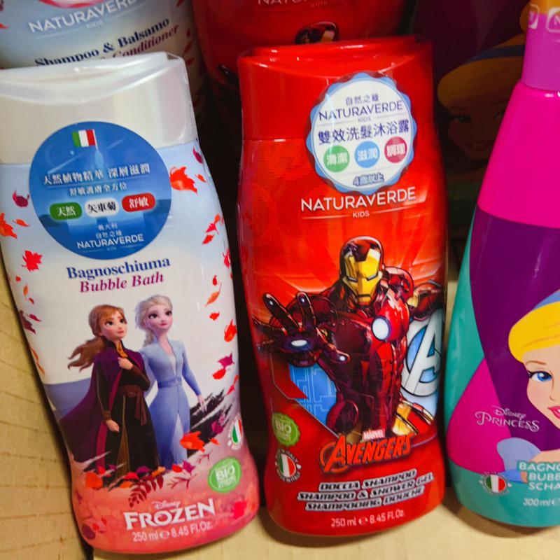 [現貨] 自然之綠兒童迪士尼洗髮沐浴露 泡泡沐浴露 米奇 米妮 蜘蛛人 鋼鐵人 冰雪奇緣 公主洗髮精-細節圖5