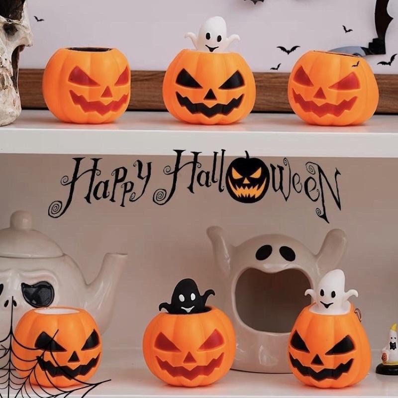 [現貨]小動物減壓捏捏樂 萬聖節南瓜幽靈裝飾品  起司老鼠 井底青蛙 蘿蔔兔子 樹洞松鼠 幼兒園小禮品 小贈品-細節圖5