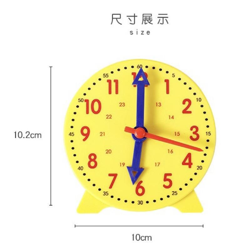 [現貨]三針連動時鐘模型 教學小時鐘 時鐘教具  學習時間教材-細節圖2