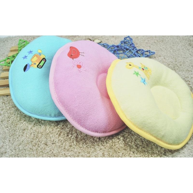 [現貨] 寶寶純棉刺繡圖案定型枕 小號水洗枕 嬰兒枕頭-細節圖3