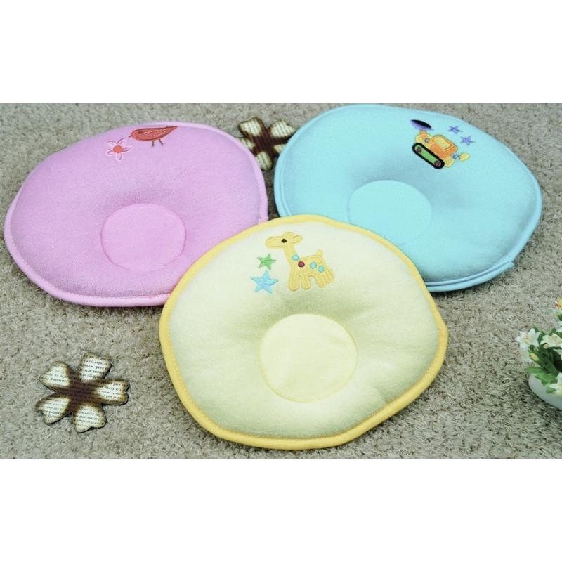 [現貨] 寶寶純棉刺繡圖案定型枕 小號水洗枕 嬰兒枕頭-細節圖4