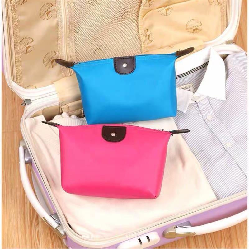 [現貨]繽紛糖果色水餃包 旅行收納包 化妝包-細節圖7