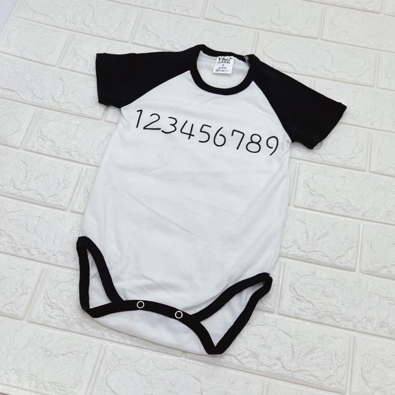 [現貨]90碼碼寶寶可愛短袖包屁衣 12-18M 80-90cm-細節圖3