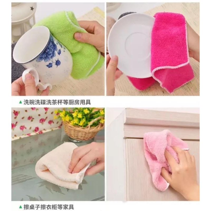 [現貨]多功能柔軟竹纖維不沾油神奇抹布-細節圖7