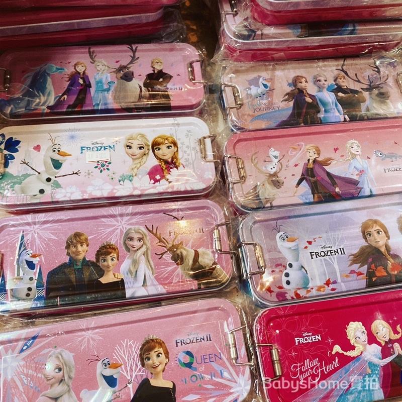 [現貨]正版授權卡通三層鉛筆盒  便當式鐵盒 多功能鉛筆盒 艾莎 彌豆子炭治郎鬼滅之刃 迪士尼 佩佩豬 波利 超人力霸王-細節圖3