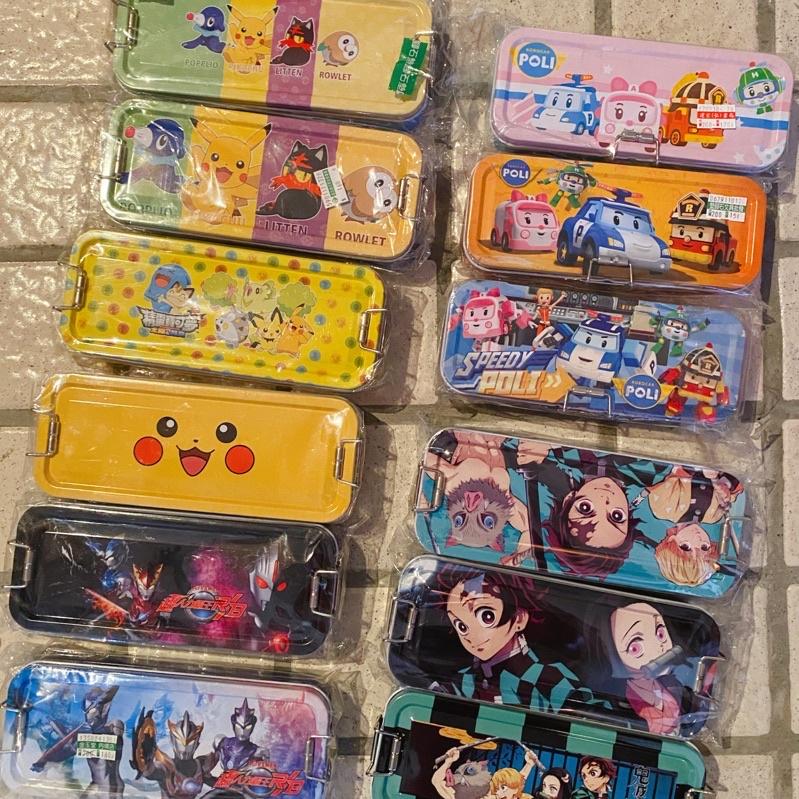 [現貨]正版授權卡通三層鉛筆盒  便當式鐵盒 多功能鉛筆盒 艾莎 彌豆子炭治郎鬼滅之刃 迪士尼 佩佩豬 波利 超人力霸王-細節圖6