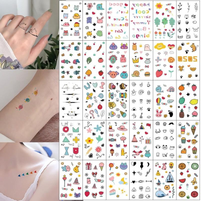 [現貨]小清新紋身貼紙 兒童可愛小動物紋身貼紙 手指貼 刺青貼紙