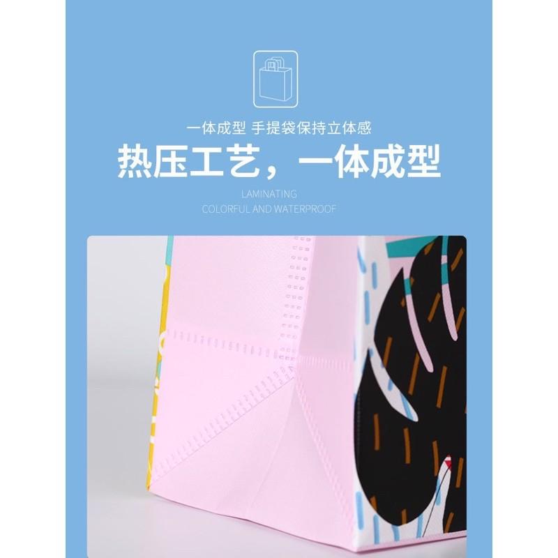 [現貨]可愛無紡布童裝禮品袋 立體手提袋 購物袋 服裝袋 袋子-細節圖4