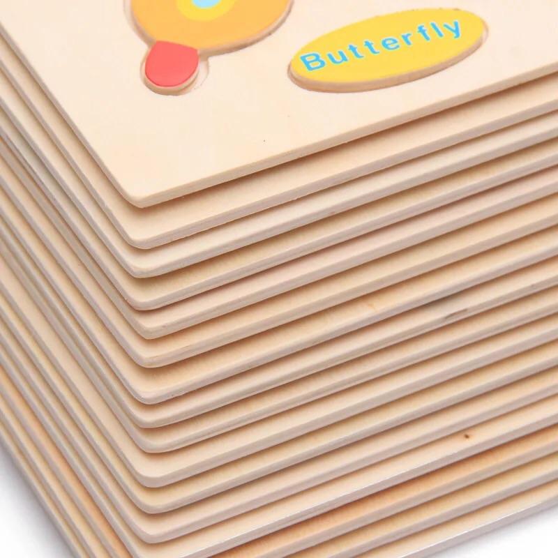 [現貨]3D木製交通動物水果立體拼圖-細節圖7