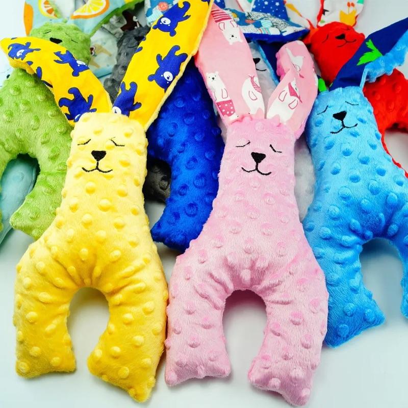 [現貨]寶寶超柔顆粒安撫玩偶 安撫兔-細節圖3