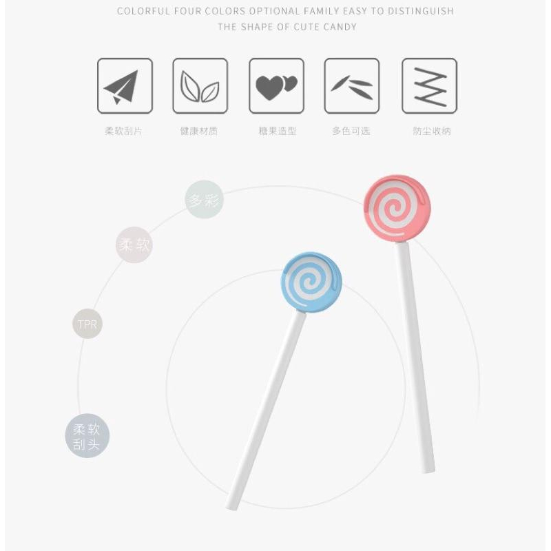 [現貨]日系棒棒糖造型嬰兒口腔清潔棒 寶寶舌苔清潔器-細節圖6