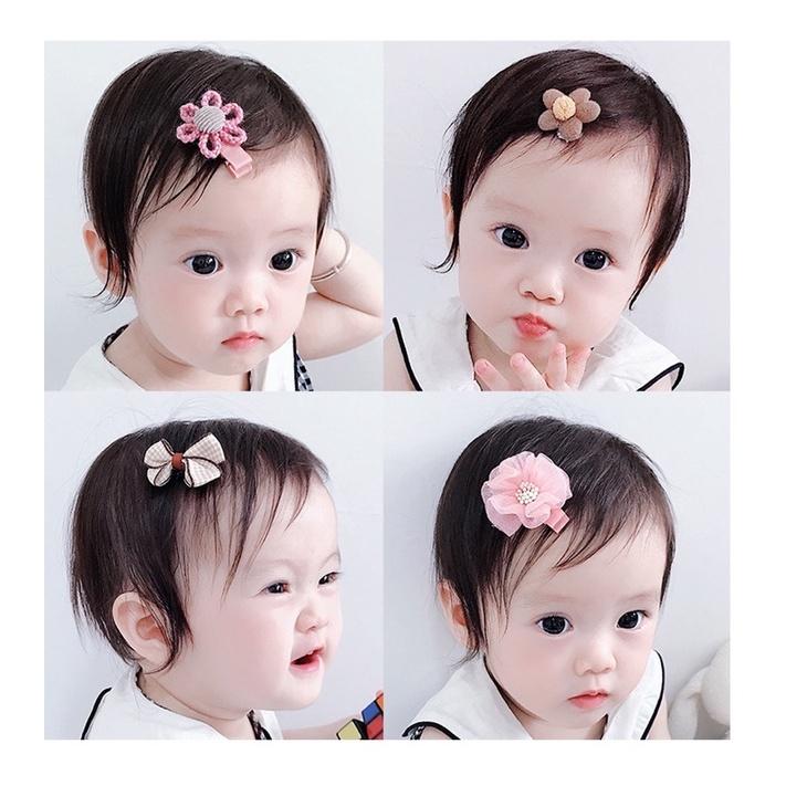 [現貨]寶寶日系可愛髮夾(5件組)  兒童不傷髮小髮夾 公主髮飾-細節圖8