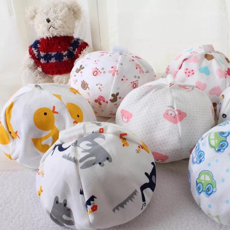 [現貨]純棉可愛嬰兒胎帽 寶寶小帽子-細節圖2