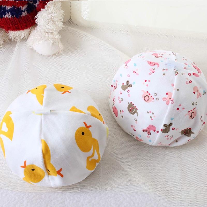 [現貨]純棉可愛嬰兒胎帽 寶寶小帽子-細節圖4