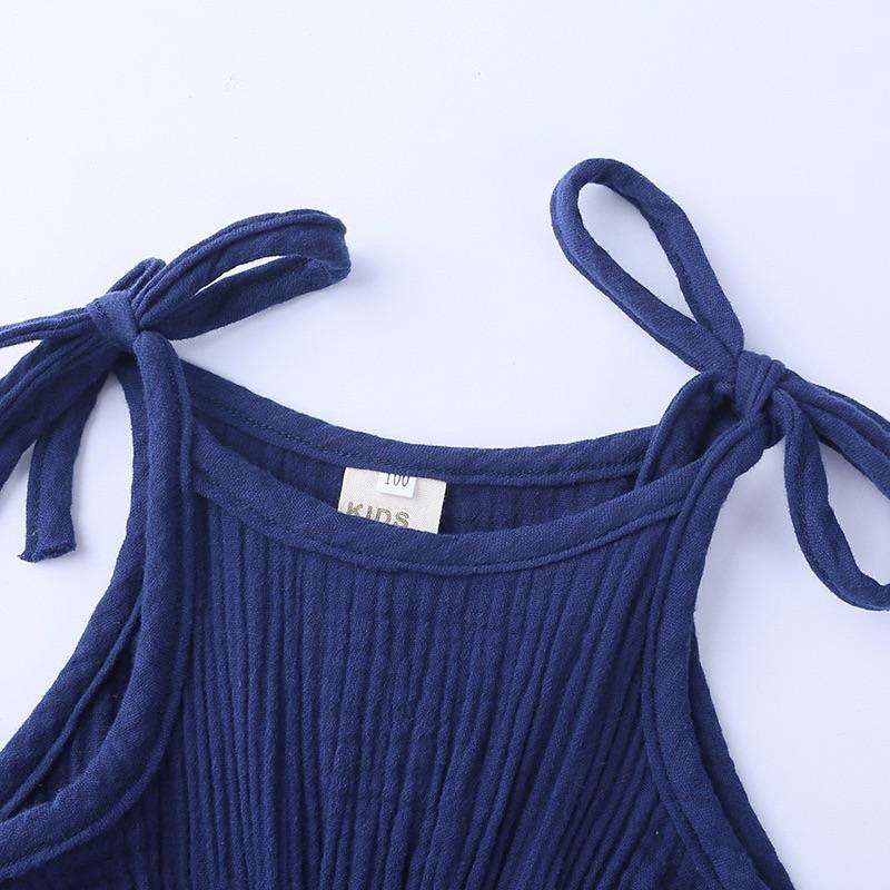 [現貨]韓版寶寶棉麻短袖爬服 吊帶連身衣 包屁衣 兔裝-細節圖3