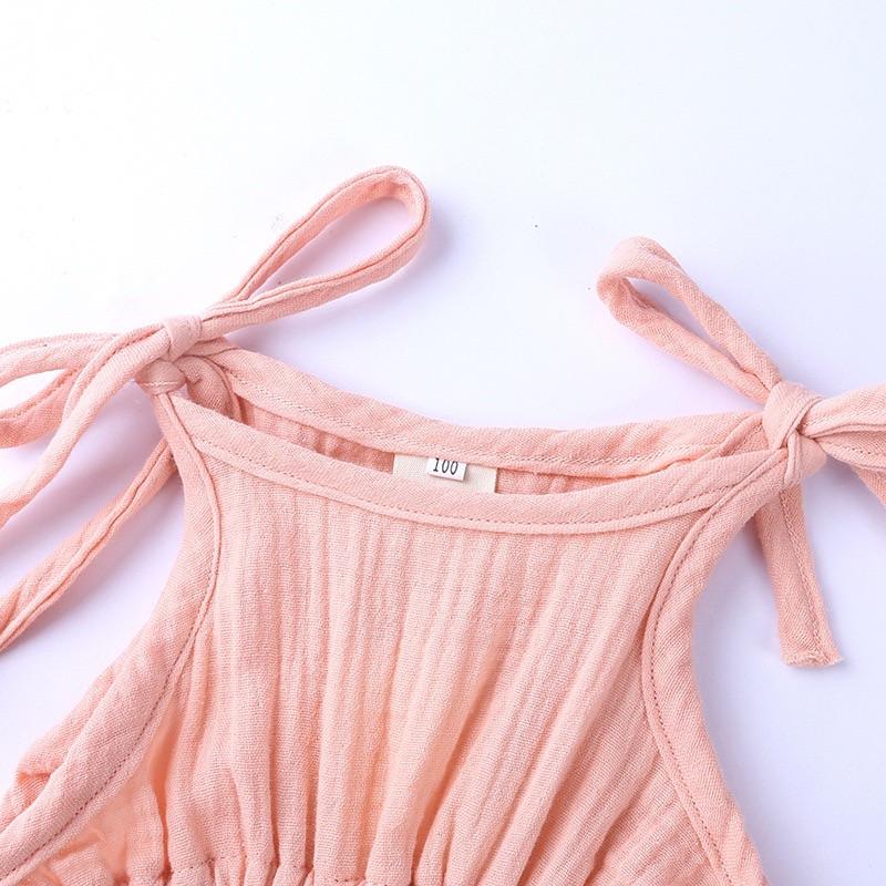 [現貨]韓版寶寶棉麻短袖爬服 吊帶連身衣 包屁衣 兔裝-細節圖6