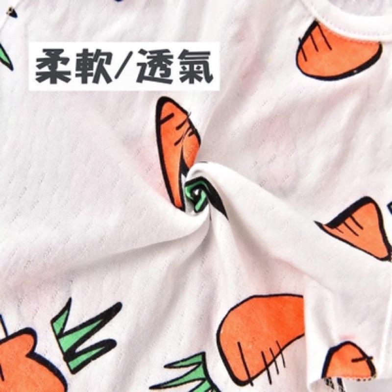 [現貨]純棉網眼肩釦背心 嬰兒包屁衣 無袖洞洞衣-細節圖3