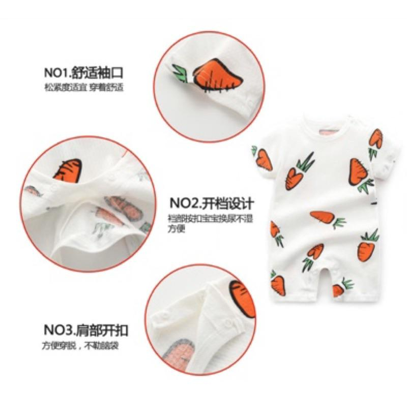 [現貨]寶寶純棉網眼爬服 包屁衣 洞洞衣-細節圖4