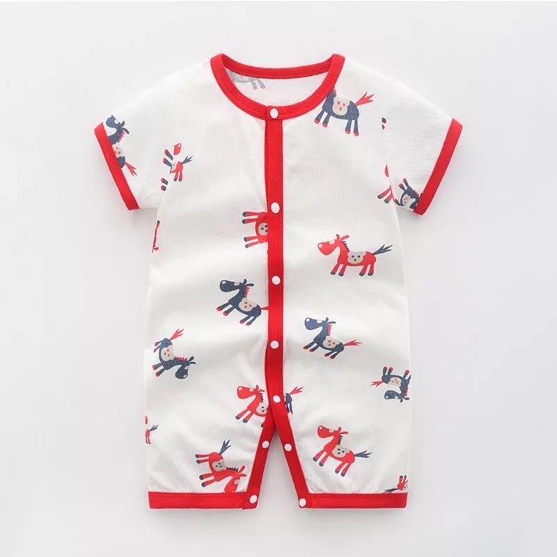 [現貨]寶寶純棉網眼爬服 包屁衣 洞洞衣-細節圖9