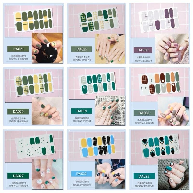 [現貨]不傷甲無毒環保美甲貼 防水指甲貼-細節圖4