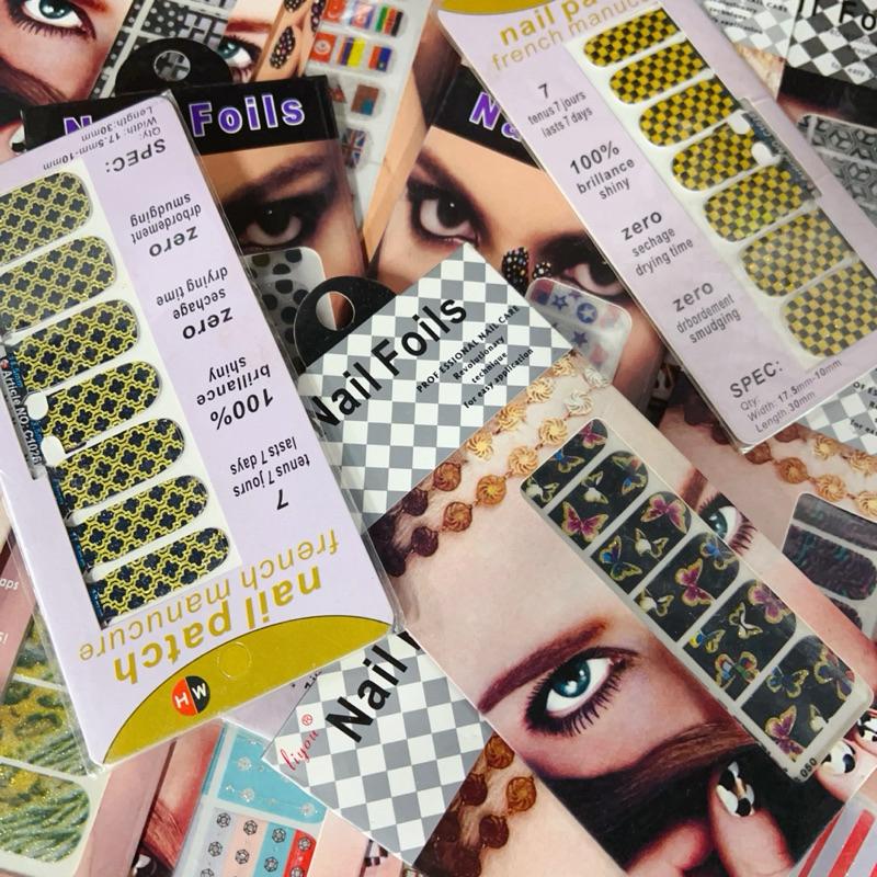 [現貨]不傷甲無毒環保美甲貼 防水指甲貼-細節圖7