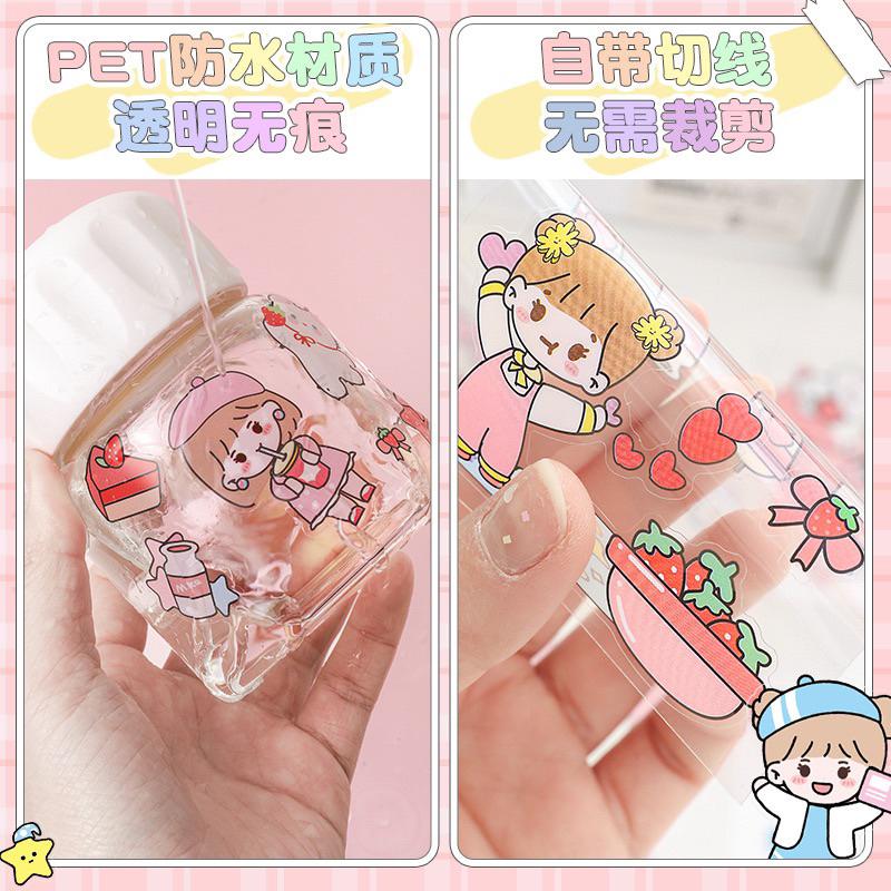 [現貨]DIY手帳素材PET防水貼紙100入  裝飾貼紙-細節圖4