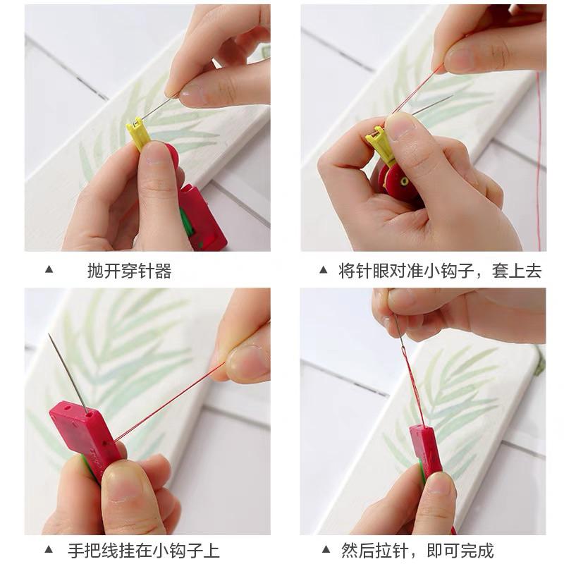 [現貨]針線盒（10件組）縫補工具 10色棉線-細節圖9