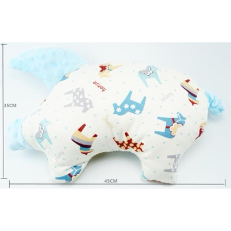 [現貨]針織超柔寶寶安撫小豬枕頭-細節圖4