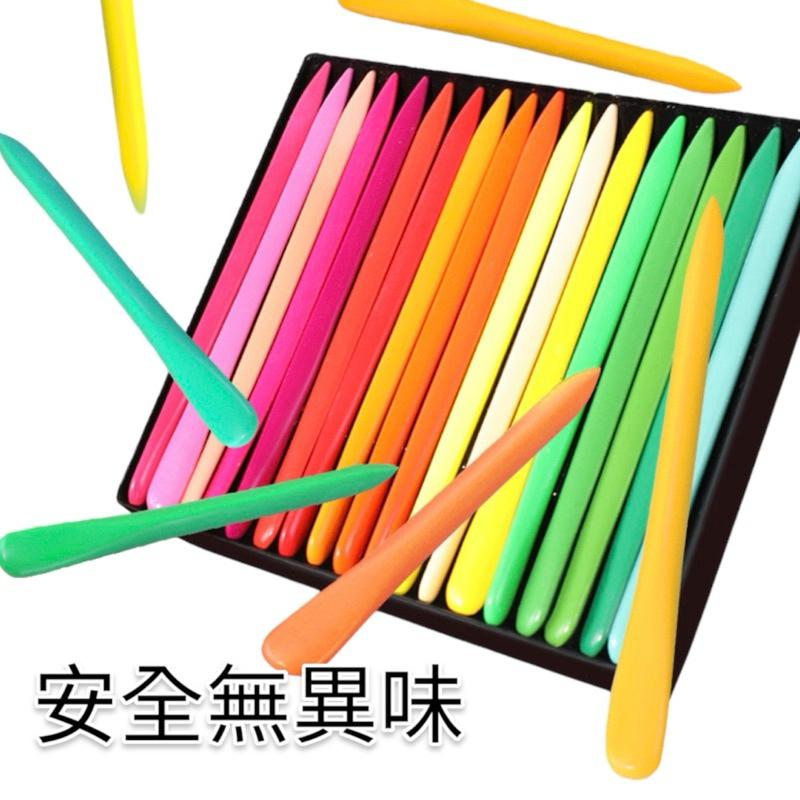 [現貨]兒童不沾手蠟筆 三角蠟筆12色/24色/36色 可水洗蠟筆-細節圖4