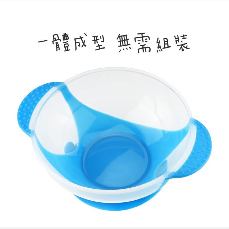 [現貨]寶寶防滑防摔吸盤碗（碗+蓋+感溫湯匙）學習餐具-細節圖7
