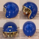 晶淬藍+泡泡鏡片（含透光帽簷、帽袋