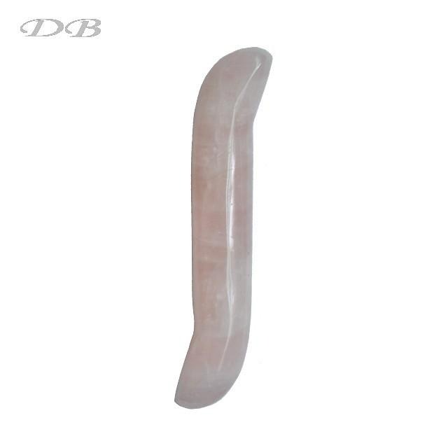 【妙蓮】粉玉刮痧板 純天然玉石 質感上佳 觸感冰涼-細節圖3