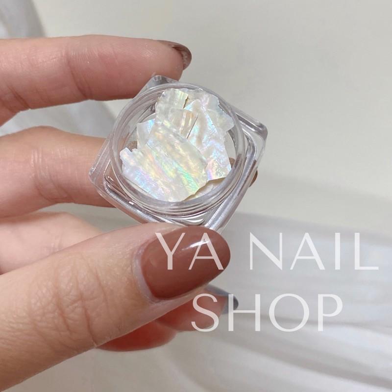 自然色貝殼片/日系貝殼/美甲素材/白色貝殼/貝殼指甲/小紅書-細節圖2