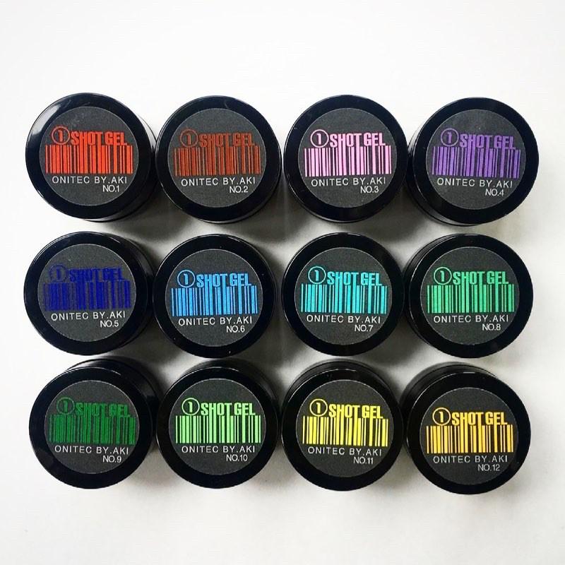 AKI動漫大師ONITEC-SHOT GEL 2g /彩繪膠/不縮膠/痛甲/膠/卡通美甲/手繪卡通/畫卡通/凝膠-細節圖3