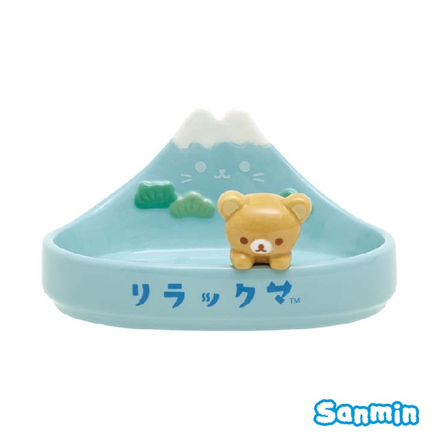 【Rilakkuma/拉拉熊】泡湯系列造型香皂架(全2款)-細節圖2