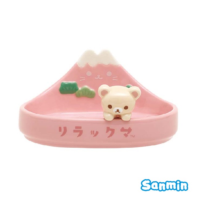 【Rilakkuma/拉拉熊】泡湯系列造型香皂架(全2款)-細節圖3