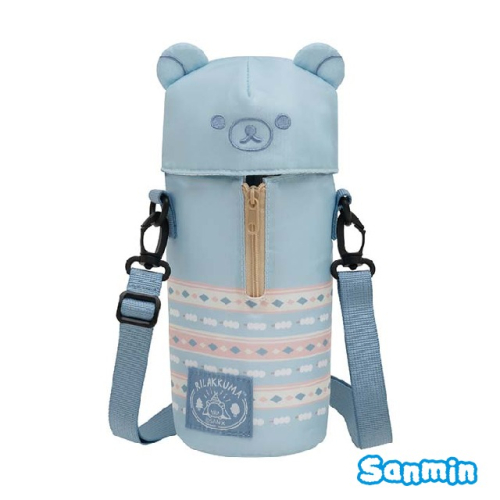 【Rilakkuma/拉拉熊】露營系列保溫水壺袋