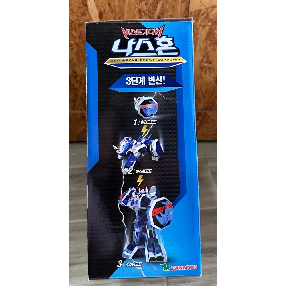 麗嬰國際正版 大型 GM機甲超獸王 GEO MECHA藍犀王03-細節圖2