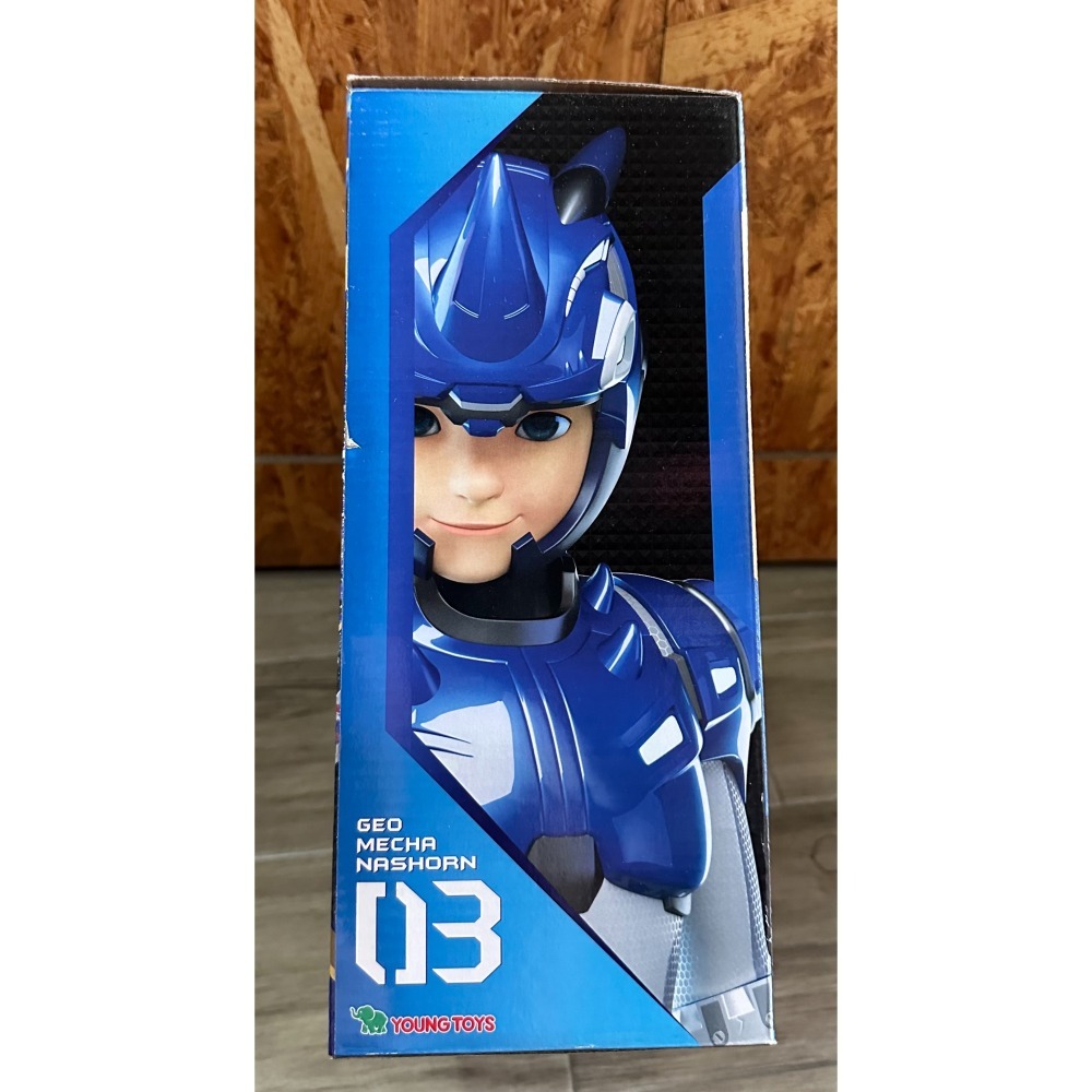 麗嬰國際正版 大型 GM機甲超獸王 GEO MECHA藍犀王03-細節圖4