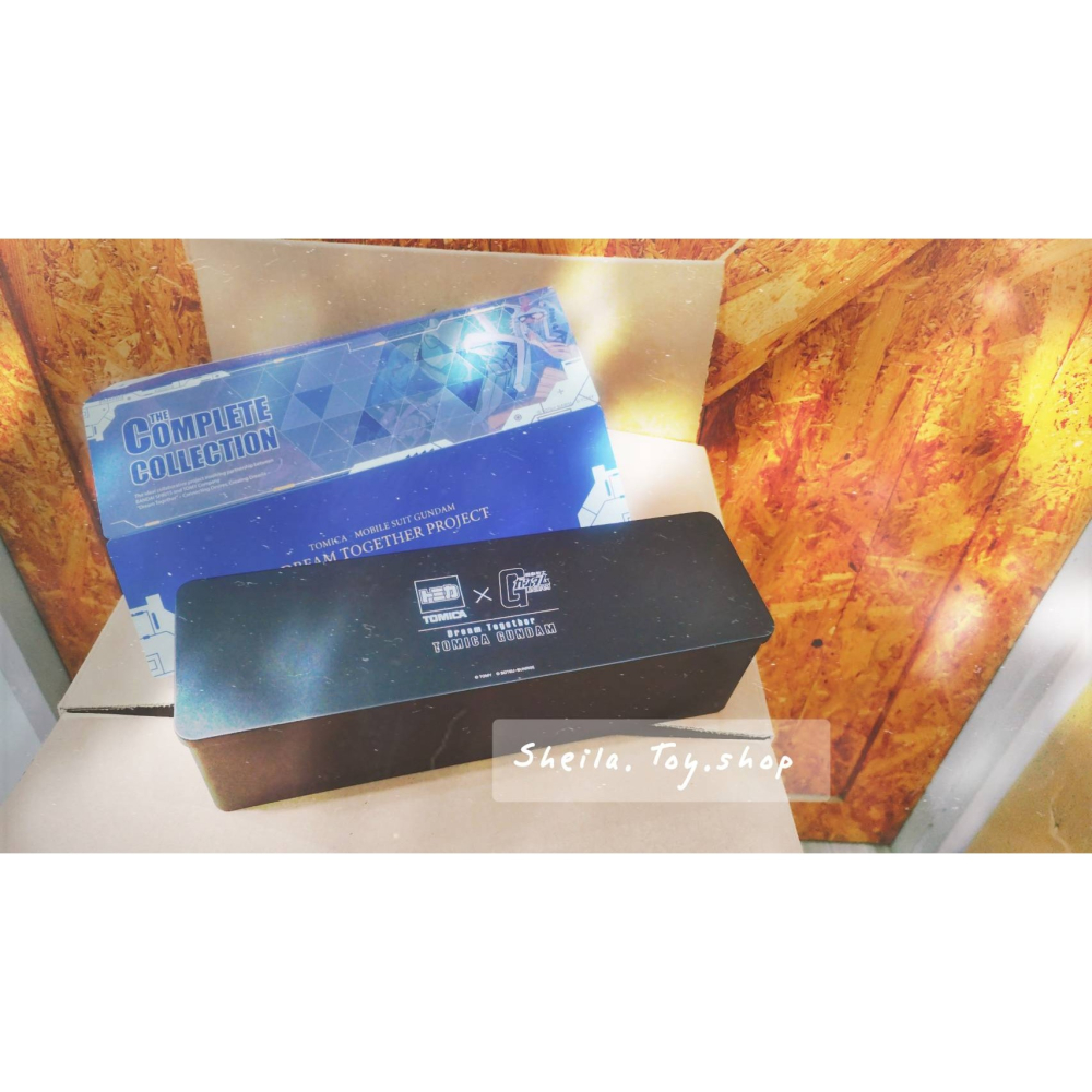 TOMICA 多美小汽車 鐵盒 展場限定 鋼彈 收納盒 展示盒-細節圖2