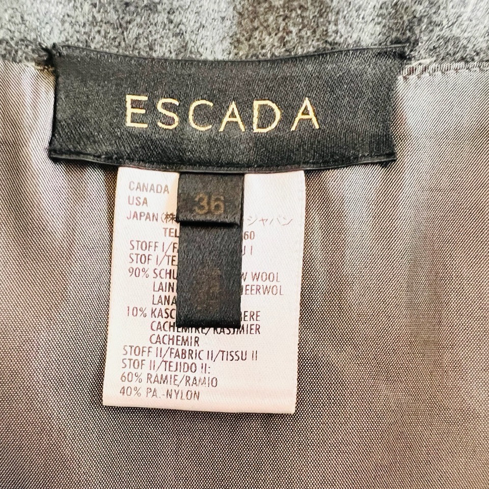 二手 名品Escada黑色裙子36-細節圖2