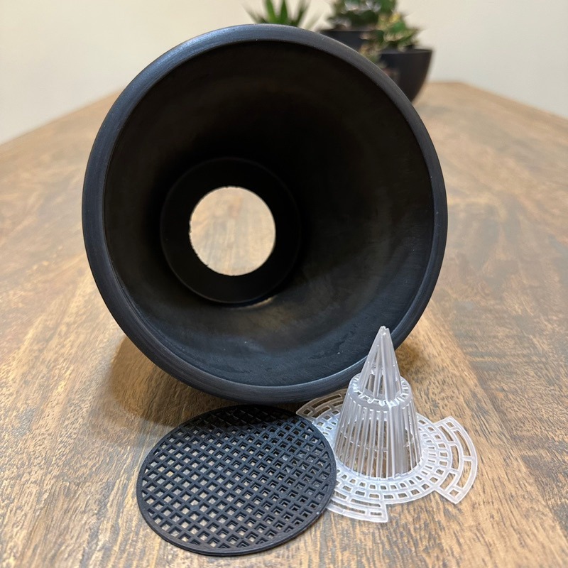 Bonjour Select 黑膠盆 植木缽 日式 經典 塊根 龍舌蘭 象牙宮 白鯨 紅貓 象足漆樹 鬼棲閣-細節圖3