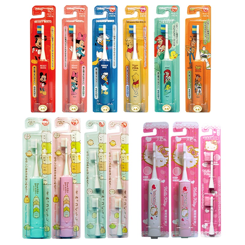 日本 mimimum 兒童電動牙刷 電動牙刷 Hapika 角落生物 迪士尼 兒童牙刷 日本製-細節圖4