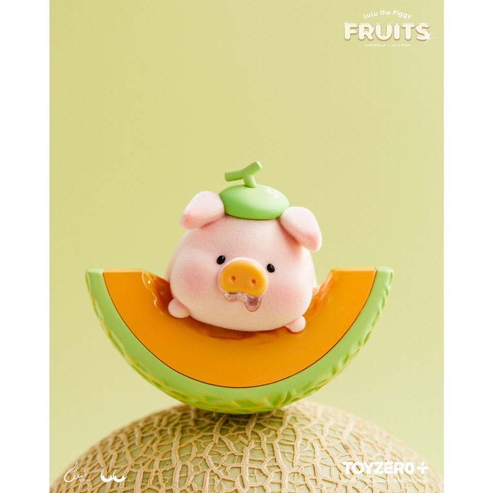 罐頭豬LuLu 瓜目相看吊卡 LuLu豬 哈密瓜 全新 現貨-細節圖2