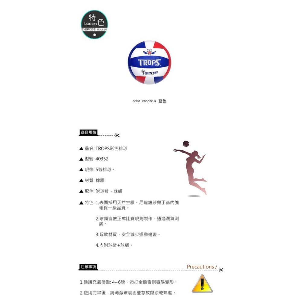 【維玥體育】成功 SUCCESS 40352 5號彩色排球 排球-細節圖2