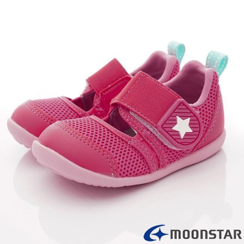 【維玥體育】日本 Moonstar 月星 CR MSB1174 HI速乾幼兒鞋 粉 童鞋 兒童鞋 運動鞋 布鞋